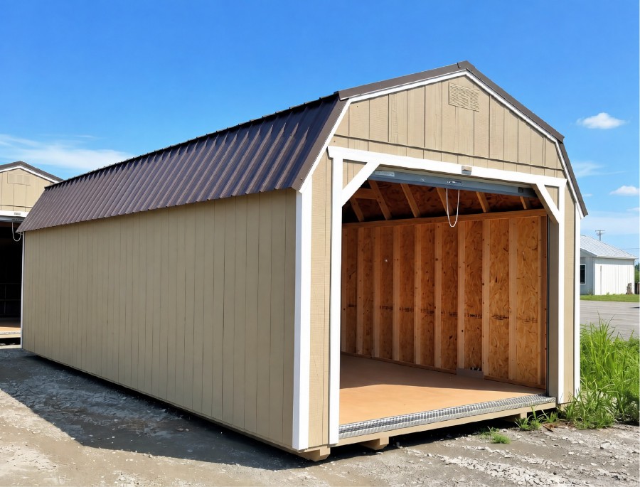 Lofted Barn Garage - 12x28